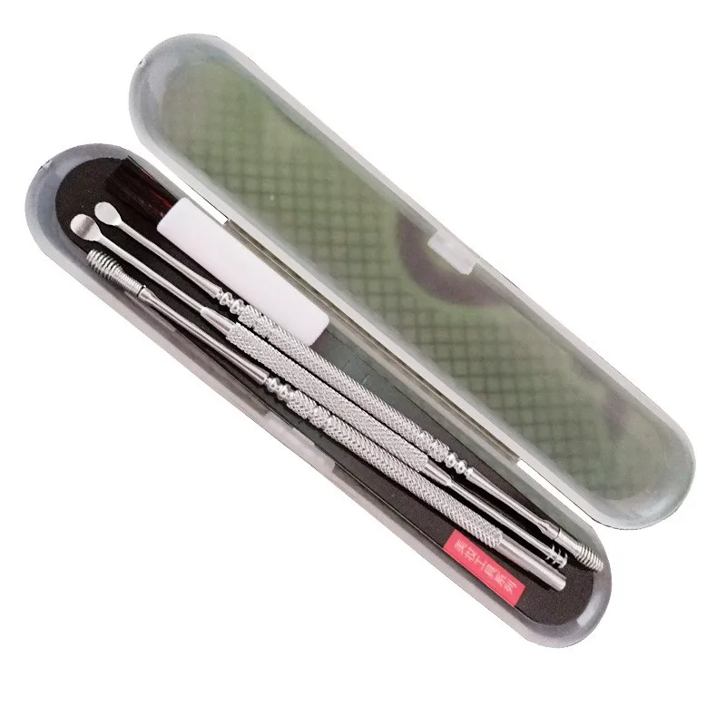 3PCS Ear Wax Pickers With Box Earpick Wax Remover Curette Ear Pick Cleaner Ear Cleaner Spoon Care Ear Clean Tool LJ13
3PCS Ear Wax Pickers With Box Earpick Wax Remover Curette Ear Pick Cleaner Ear Cleaner Spoon Care Ear Clean Tool LJ13