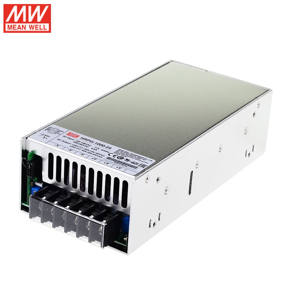MEAN WELL HRPG-1000 single output 1000W 48V 24V PFC SMPS Switching Power Supply 220V To 12V AC DC Transformer 21A 80A Led Strip
MEAN WELL HRPG-1000 single output 1000W 48V 24V PFC SMPS Switching Power Supply 220V To 12V AC DC Transformer 21A 80A Led Strip