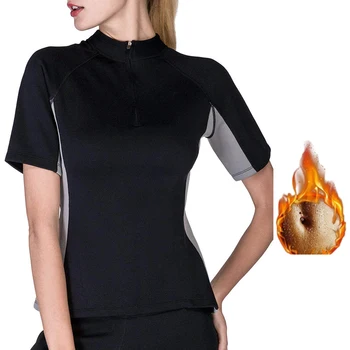 GUUDIA Womens Neoprene Sweat Shirts Sauna Body Shaper Suit Hot Sweats Tummy Slimmer Workout Shirt Top Half Zipper Zip Up
GUUDIA Womens Neoprene Sweat Shirts Sauna Body Shaper Suit Hot Sweats Tummy Slimmer Workout Shirt Top Half Zipper Zip Up