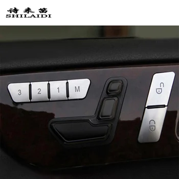 Car Styling Door Seat Memory Lock Buttons Trim Covers Stickers for Mercedes Benz C E Class W204 W212 Auto Interior Accessories
Car Styling Door Seat Memory Lock Buttons Trim Covers Stickers for Mercedes Benz C E Class W204 W212 Auto Interior Accessories