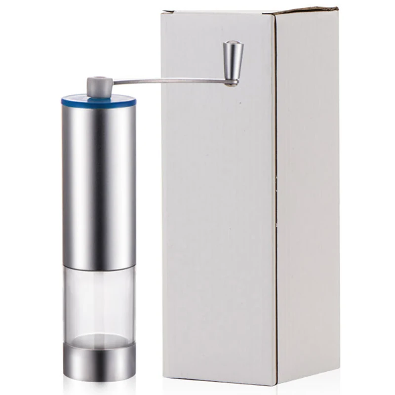 Manual Coffee Grinder Ceramic Burr Mill Portable Hand Held Adjustable Size Fresh Whole Bean Grind Maker Heavy Duty Brushed Stain
Manual Coffee Grinder Ceramic Burr Mill Portable Hand Held Adjustable Size Fresh Whole Bean Grind Maker Heavy Duty Brushed Stain