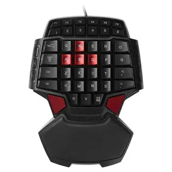 T9 Wired Single-handed Gaming Keyboard Portable Ergonomic Design One-handed Gamepad Home Game Keypad
T9 Wired Single-handed Gaming Keyboard Portable Ergonomic Design One-handed Gamepad Home Game Keypad