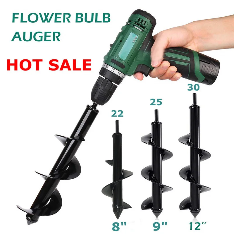 Universal Garden Spiral Drill Bit Thickened Blade Flower Vegetables Plant Planting Digging Hole Tool Multiple Sizes Garden Tools
Universal Garden Spiral Drill Bit Thickened Blade Flower Vegetables Plant Planting Digging Hole Tool Multiple Sizes Garden Tools