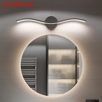 Nordic Led Wall Lamps For Bedroom Living room Mirror Light 8W 12W Bathroom Waterproof Black Wall Light Indoor Lighting Makeup
Nordic Led Wall Lamps For Bedroom Living room Mirror Light 8W 12W Bathroom Waterproof Black Wall Light Indoor Lighting Makeup