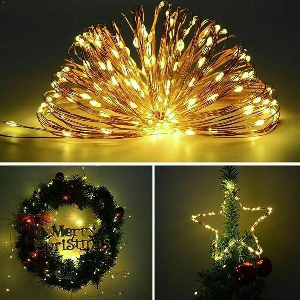 New Year Christmas Led String Light Remote Control String Can Choose Light Color 5 For Home Copper Decoration Party Usb Wir A4W1
New Year Christmas Led String Light Remote Control String Can Choose Light Color 5 For Home Copper Decoration Party Usb Wir A4W1