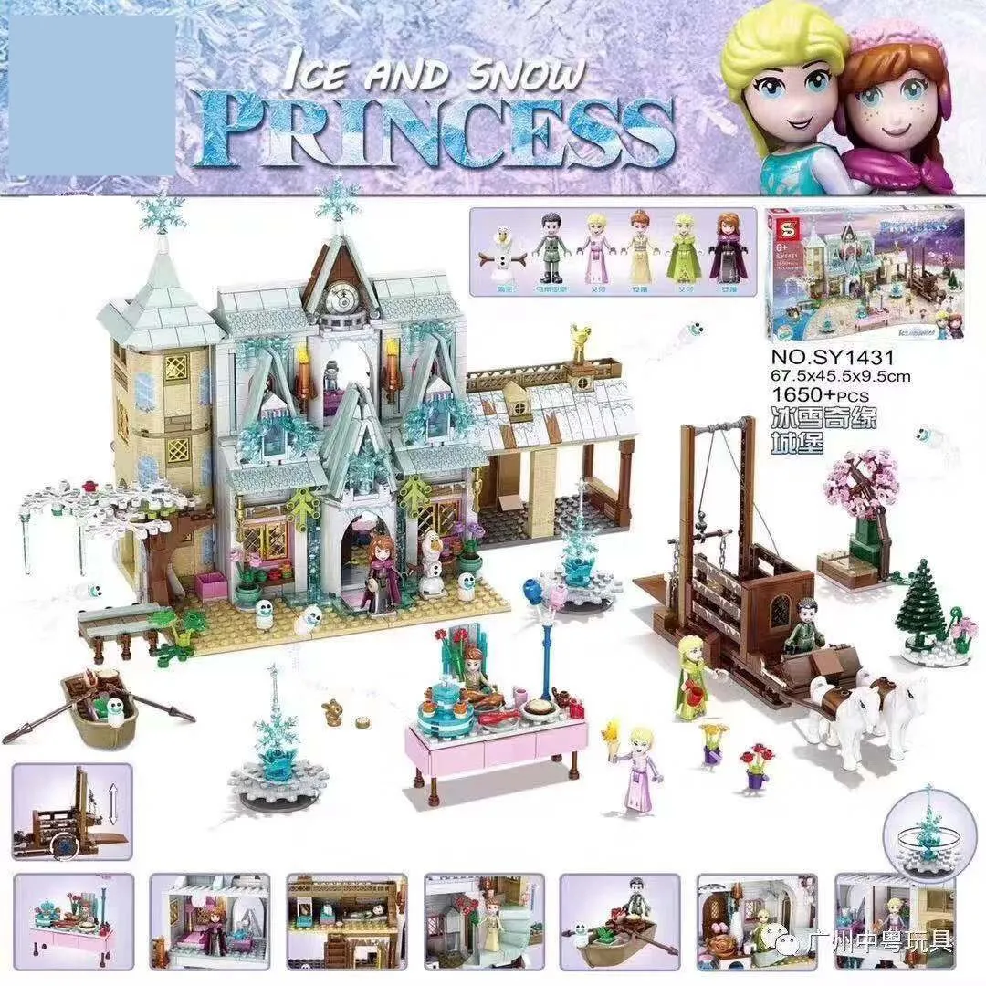 Frozeninglys Ice and Snow Princess Elsa Anne Castle Carriage Building Blocks Bricks Toys Compatible Legoinglys Frozeninglys Gift
Frozeninglys Ice and Snow Princess Elsa Anne Castle Carriage Building Blocks Bricks Toys Compatible Legoinglys Frozeninglys Gift
