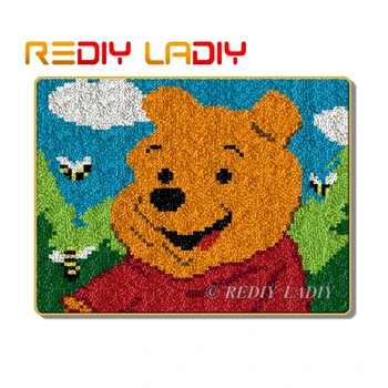Latch Hook Rug Kits Make Your Own Rug Cartoon Teddy Crocheting Cushion DIY Carpet Rug Acrylic Yarn Printed Canvas Hobby & Crafts
Latch Hook Rug Kits Make Your Own Rug Cartoon Teddy Crocheting Cushion DIY Carpet Rug Acrylic Yarn Printed Canvas Hobby & Crafts