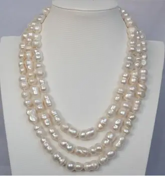 Jewelry Free Shipping beautiful 3strds natural white Gourd FW necklace
Jewelry Free Shipping beautiful 3strds natural white Gourd FW necklace