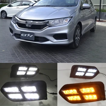 CSCSNL 1 set For Honda City 2017 2018 2019 DRL Driving Daytime Running Light with yellow turn signal fog lamp LED Accessories
CSCSNL 1 set For Honda City 2017 2018 2019 DRL Driving Daytime Running Light with yellow turn signal fog lamp LED Accessories