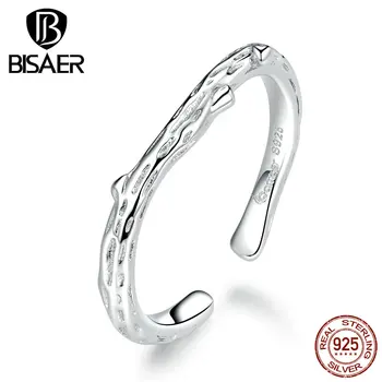 Branch Rings BISAER 100% 925 Sterling Silver Simple Styles Tree Branch Leaves Women Finger Rings Sterling Silver Jewelry EFR088
Branch Rings BISAER 100% 925 Sterling Silver Simple Styles Tree Branch Leaves Women Finger Rings Sterling Silver Jewelry EFR088