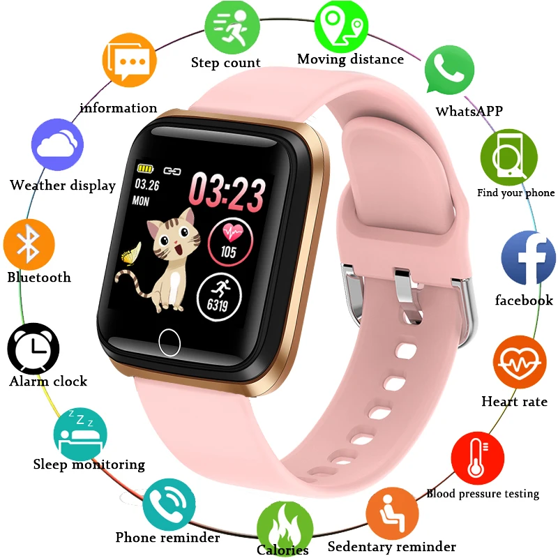LIGE Smart Watch Women Sports Smart Bracelet IP67 Waterproof Watch Pedometer Heart Rate for Android iOS
LIGE Smart Watch Women Sports Smart Bracelet IP67 Waterproof Watch Pedometer Heart Rate for Android iOS