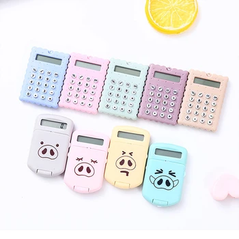 Portable cartoon calculator pocket ABS 8-bit display mini ultra-thin button battery cute creative calculator
Portable cartoon calculator pocket ABS 8-bit display mini ultra-thin button battery cute creative calculator