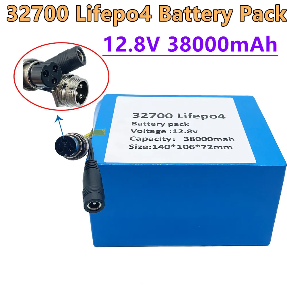 32700 Lifepo4 Battery Pack 4S3P 12.8V 38Ah 4S 40A 100A Balanced BMS for Electric Boat and Uninterrupted Power Supply 12V
32700 Lifepo4 Battery Pack 4S3P 12.8V 38Ah 4S 40A 100A Balanced BMS for Electric Boat and Uninterrupted Power Supply 12V