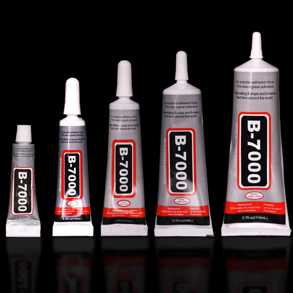 25ML Original B7000 Glue Genuine B-7000 Liquid Glue Multi Purpose Glue Adhesive Epoxy Resin Cell Phone Touch Screen Glass glue
25ML Original B7000 Glue Genuine B-7000 Liquid Glue Multi Purpose Glue Adhesive Epoxy Resin Cell Phone Touch Screen Glass glue