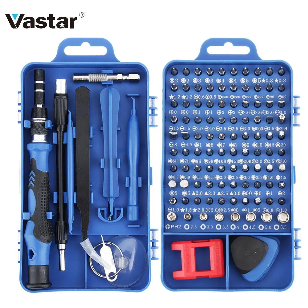 Vastar 115 in 1 Screwdriver Set Mini Precision Screwdriver Multi Computer PC Mobile Phone Device Repair Hand Home Tools
Vastar 115 in 1 Screwdriver Set Mini Precision Screwdriver Multi Computer PC Mobile Phone Device Repair Hand Home Tools