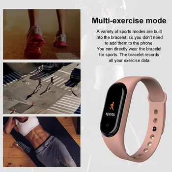 Smart Wristband Health Heart Rate Blood Pressure Monitor Bluetooth Sports Bracelet DQ-Drop
Smart Wristband Health Heart Rate Blood Pressure Monitor Bluetooth Sports Bracelet DQ-Drop