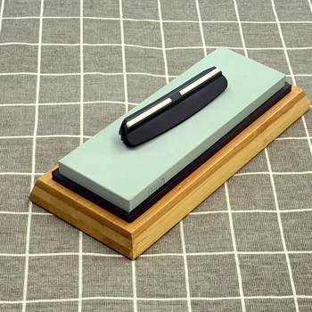 Grit 1000 whetstone bamboo base angle guide 3 pieces set grinding system water honing Tool Professional knife sharpening stone
Grit 1000 whetstone bamboo base angle guide 3 pieces set grinding system water honing Tool Professional knife sharpening stone
