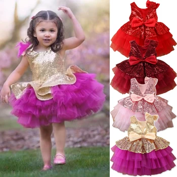 Clearance Sale Toddler Baby Girl Sweet Sequins Dress Pageant Princess Dress Lace Tulle Ruffles Tutu Bow Dress
Clearance Sale Toddler Baby Girl Sweet Sequins Dress Pageant Princess Dress Lace Tulle Ruffles Tutu Bow Dress