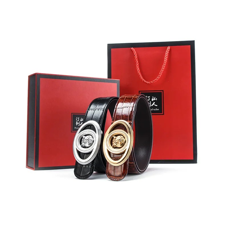 Business Alloy Buckle Cowhide Belt Men Buckle-Style Belt Casual Paint MEN'S Leather Belt
Business Alloy Buckle Cowhide Belt Men Buckle-Style Belt Casual Paint MEN'S Leather Belt