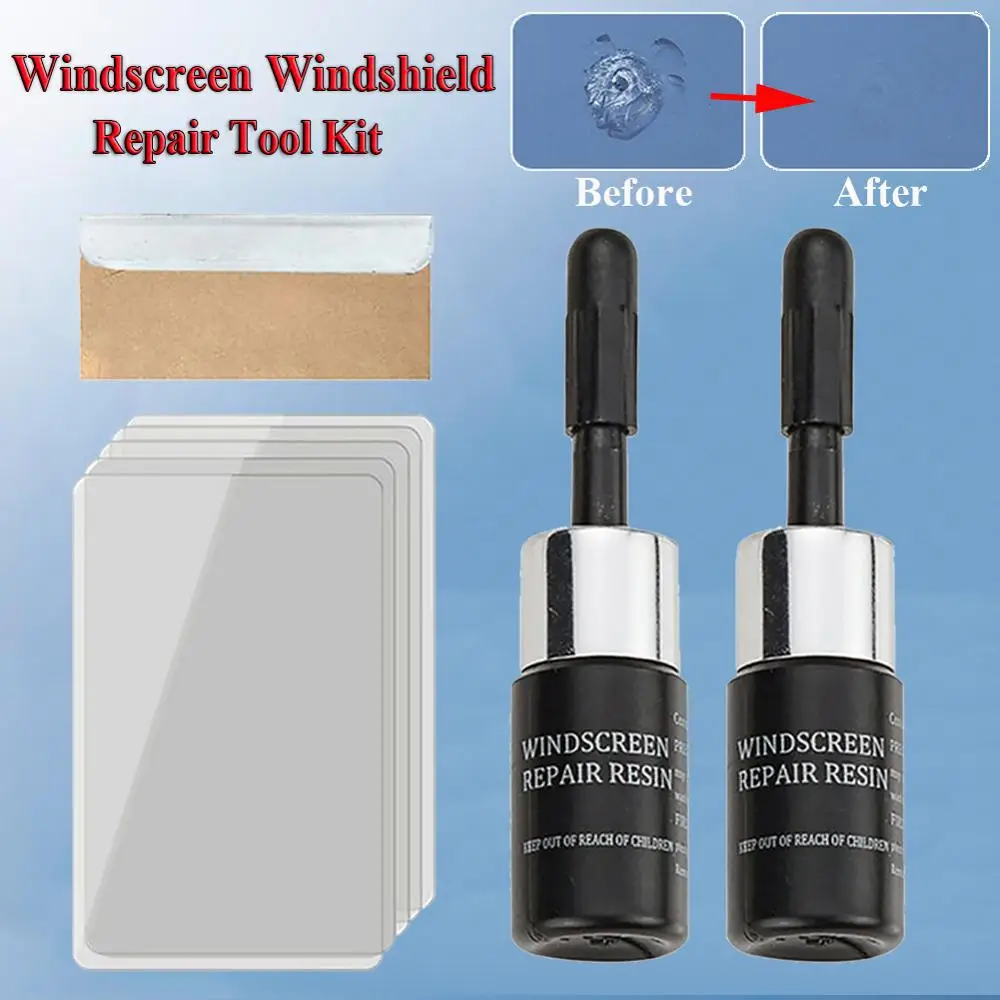 Automotive Glass Nano Repair Fluid Window Broken Glass Nano Repair Tool Set Black Magic Windshield Crack Chip Repair Tool Kit
Automotive Glass Nano Repair Fluid Window Broken Glass Nano Repair Tool Set Black Magic Windshield Crack Chip Repair Tool Kit