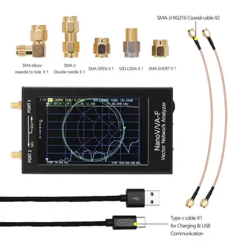 Dreamburgh NanoVNA-F VNA SWR Meter VHF UHF Antenne Analyzer 4.3 IPS LCD Metal Case Vector Network Analyzer 50KHz-1000MHz
Dreamburgh NanoVNA-F VNA SWR Meter VHF UHF Antenne Analyzer 4.3 IPS LCD Metal Case Vector Network Analyzer 50KHz-1000MHz