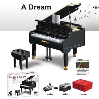 2436Pcs MOC Electric/Static Version Piano Building Block Kit Stem Educational Toy With Graphic Carton Model Toy For Kids Adults
2436Pcs MOC Electric/Static Version Piano Building Block Kit Stem Educational Toy With Graphic Carton Model Toy For Kids Adults