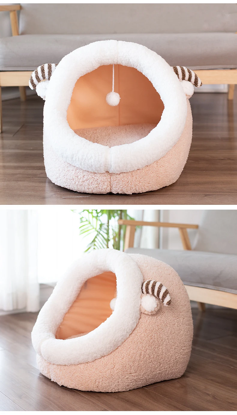 Cat Sleeping House Image