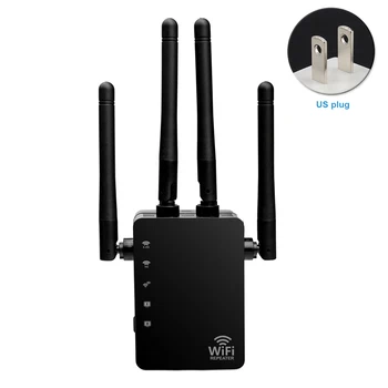 1200Mbps With Antenna Network WIFI Repeater Dual Band Range Extender Router Wireless Home Office Amplifier Portable 2.4GHz 5GHz
1200Mbps With Antenna Network WIFI Repeater Dual Band Range Extender Router Wireless Home Office Amplifier Portable 2.4GHz 5GHz