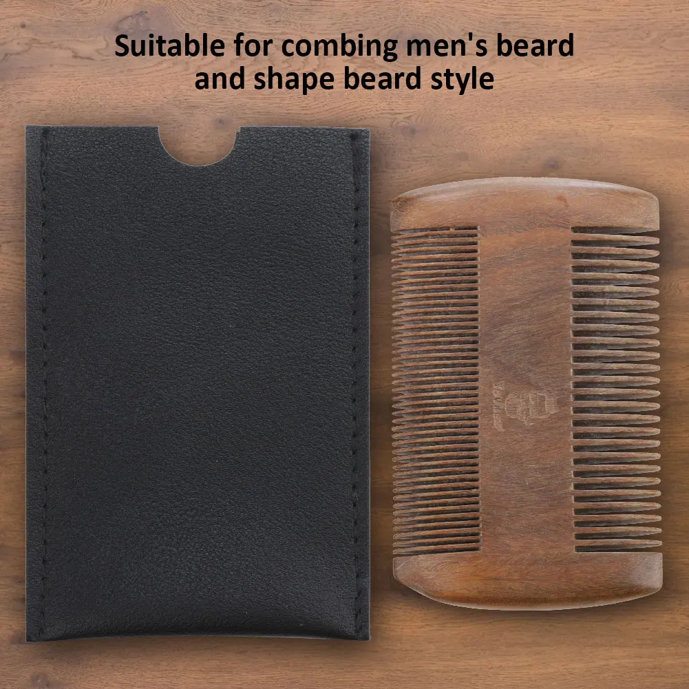 sandalwood mustache anti-static shaper styling comb tools beard