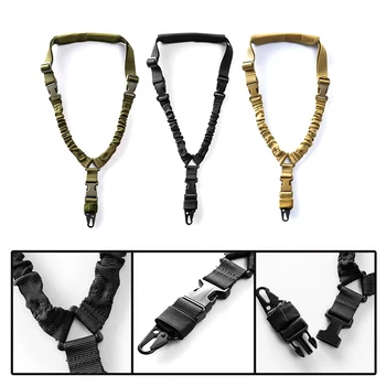 Tactical One Point Bungee Rifle Gun Sling Strap System Hunting Adjustable Nylon Single Point Rifle Strap Drop Shipping
Tactical One Point Bungee Rifle Gun Sling Strap System Hunting Adjustable Nylon Single Point Rifle Strap Drop Shipping