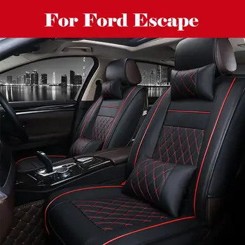 Standard PU Leather Car Seat Covers Front+Rear Seat Cushion Black With Red Lines For Ford Escape
Standard PU Leather Car Seat Covers Front+Rear Seat Cushion Black With Red Lines For Ford Escape