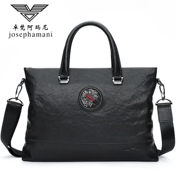 High capacity briefcase men genuine leather handbag High-end JOSEPHAMANI Brand messenger bag New Head layer cow shoulder bag
High capacity briefcase men genuine leather handbag High-end JOSEPHAMANI Brand messenger bag New Head layer cow shoulder bag