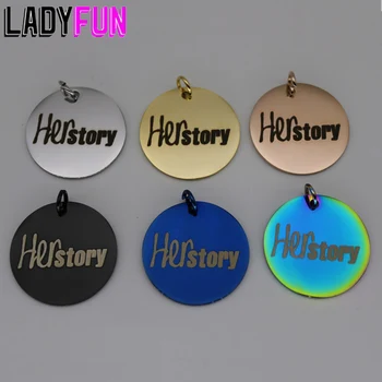 Herstory Charm Laser Engraved Charm Black Girl Her Story Pendants Stainless Steel Charms High Polish Mirror Surface Pendant
Herstory Charm Laser Engraved Charm Black Girl Her Story Pendants Stainless Steel Charms High Polish Mirror Surface Pendant