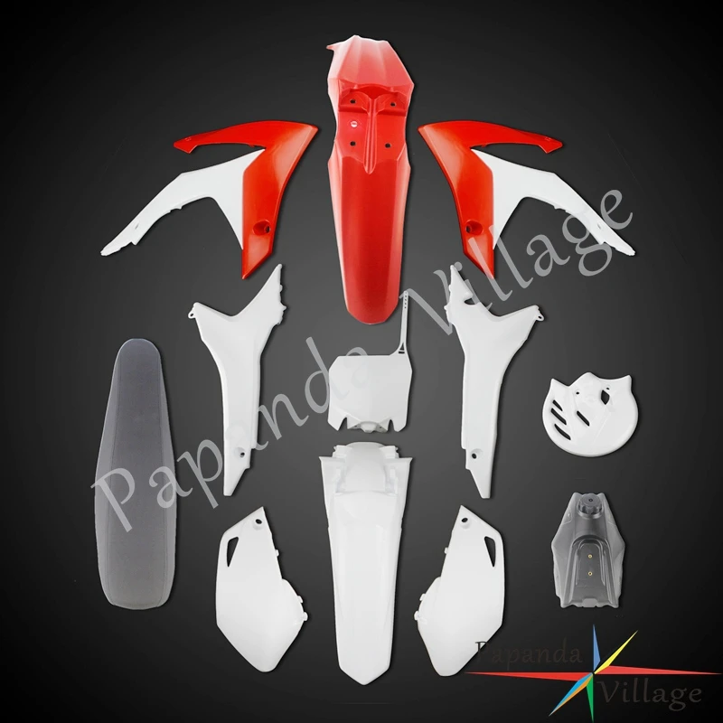 Комплект пластиковых обтекателей для мотокросса, боковой обтекатель, кожухи радиатора, седло для бака HONDA CRF250R 2014-2017, CRF450R 2013-2016
Комплект пластиковых обтекателей для мотокросса, боковой обтекатель, кожухи радиатора, седло для бака HONDA CRF250R 2014-2017, CRF450R 2013-2016