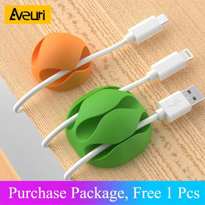 Aveuri 10 Pcs Colorful Cable Organizer Silicone USB Cable Winder Flexible Cable Management Clips Cable Holder Desktop Finishing
Aveuri 10 Pcs Colorful Cable Organizer Silicone USB Cable Winder Flexible Cable Management Clips Cable Holder Desktop Finishing