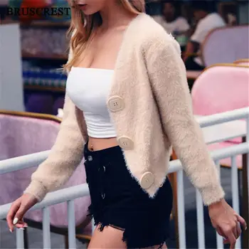 2019 Cropped Cardigan Sweater Women Knitted Yellow Cardigans long sleeve Cardigans Vintage Mohair Cardigan Button Up Sweater
2019 Cropped Cardigan Sweater Women Knitted Yellow Cardigans long sleeve Cardigans Vintage Mohair Cardigan Button Up Sweater