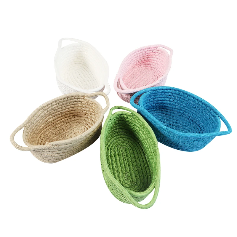 

Montessori Baskets Small Cotton Tray Preschool Childcare Educational Equipment Kids Storage/ Organization Learning Tools