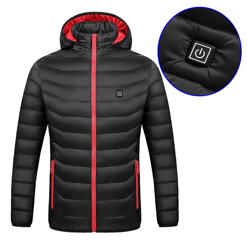 10000mAh 8 Hours Heating Hooded Coat Warmer Winter Heated Jacket 3 Mode Temp Control USB Electric Heating
10000mAh 8 Hours Heating Hooded Coat Warmer Winter Heated Jacket 3 Mode Temp Control USB Electric Heating