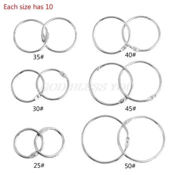10pcs Metal Binder Ring Loose Leaf Book Binder Hoop Ring Multifunctional Keychain Circle Book Binder Hoop Office Binding Supply
10pcs Metal Binder Ring Loose Leaf Book Binder Hoop Ring Multifunctional Keychain Circle Book Binder Hoop Office Binding Supply