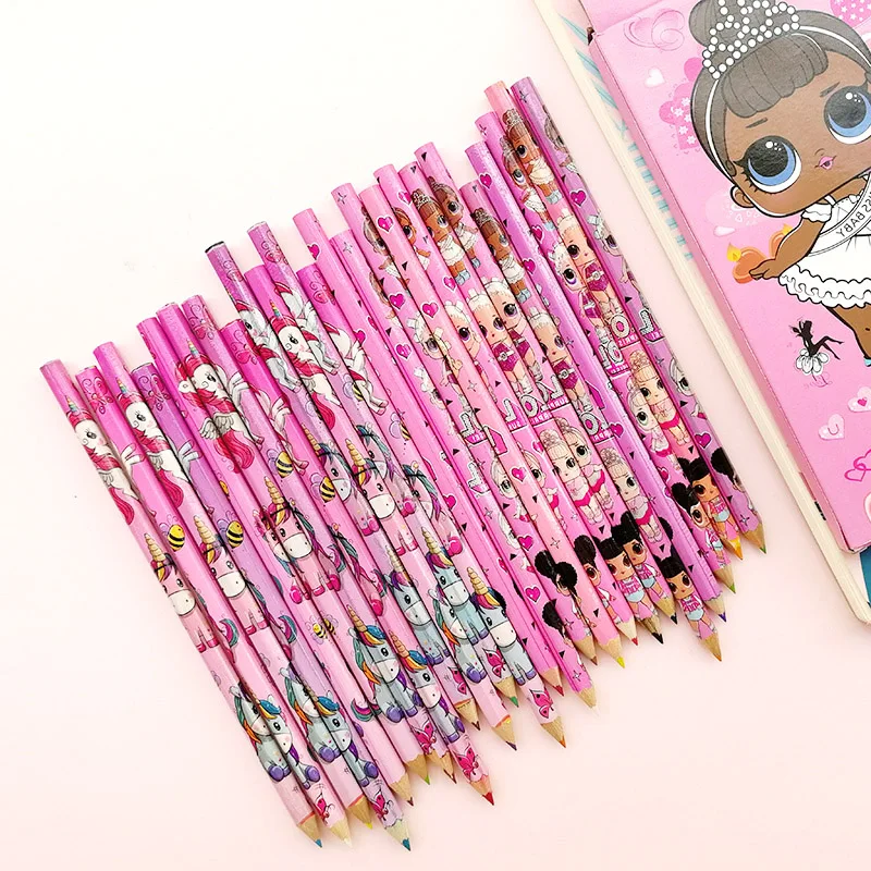 12 Pcs/Set Surprise Doll LOL Different Colours Colored Pencils Kawaii Painting Oil Color Unicorn Wood Pencil For School Drawing
12 Pcs/Set Surprise Doll LOL Different Colours Colored Pencils Kawaii Painting Oil Color Unicorn Wood Pencil For School Drawing