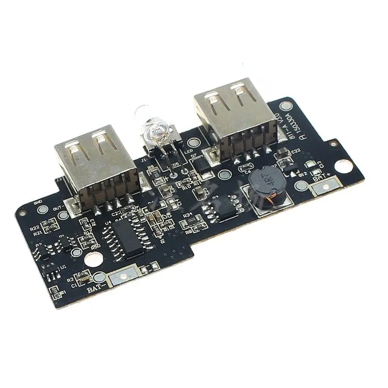 18650 battery 3.7V to 5V2A boost module DIY power bank/mobile power/circuit board
18650 battery 3.7V to 5V2A boost module DIY power bank/mobile power/circuit board