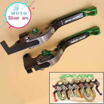 With Logo(ZX10R) Green+Titanium CNC New Adjustable Motorcycle Brake Clutch Levers For Kawasaki ZX10R 2006-2015 2014 13 12 11 10
With Logo(ZX10R) Green+Titanium CNC New Adjustable Motorcycle Brake Clutch Levers For Kawasaki ZX10R 2006-2015 2014 13 12 11 10