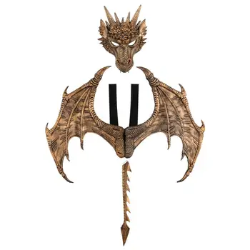 Ship from USA Three-Piece Dragon Cosplay Props Wing And Tail Children's Halloween Costume Party Decorations Set
Ship from USA Three-Piece Dragon Cosplay Props Wing And Tail Children's Halloween Costume Party Decorations Set
