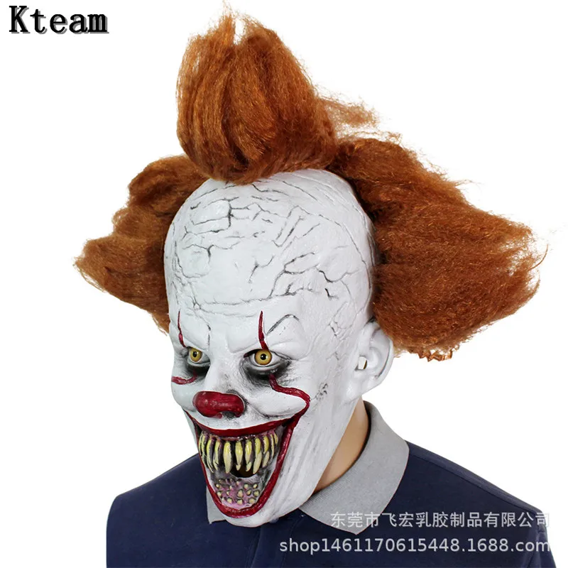 2019 New Joker Pennywise Mask Stephen King It Chapter Two 2 Horror Cosplay Masks Helmet Clown Halloween Party Costume Prop
2019 New Joker Pennywise Mask Stephen King It Chapter Two 2 Horror Cosplay Masks Helmet Clown Halloween Party Costume Prop