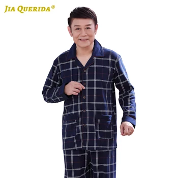 New Turn Down Collar Homesuit Homeclothes Fashion Style Casual Style Xxxxl Father's Sleepwear Long Sleeve Long Pants Pj Set
New Turn Down Collar Homesuit Homeclothes Fashion Style Casual Style Xxxxl Father's Sleepwear Long Sleeve Long Pants Pj Set