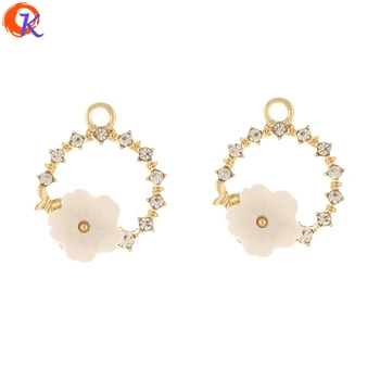 Cordial Design 50Pcs 14*18MM Jewelry Accessories/Rhinestone Charms/Flower Shape/DIY Making/Hand Made/Pendant/Earring Findings 
Cordial Design 50Pcs 14*18MM Jewelry Accessories/Rhinestone Charms/Flower Shape/DIY Making/Hand Made/Pendant/Earring Findings