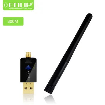 EDUP WiFi USB 300Mbps Adapter 802.11n wifi receiver Wireless Adapter Dongle USB Ethernet Adapter for Windows Mac OS
EDUP WiFi USB 300Mbps Adapter 802.11n wifi receiver Wireless Adapter Dongle USB Ethernet Adapter for Windows Mac OS