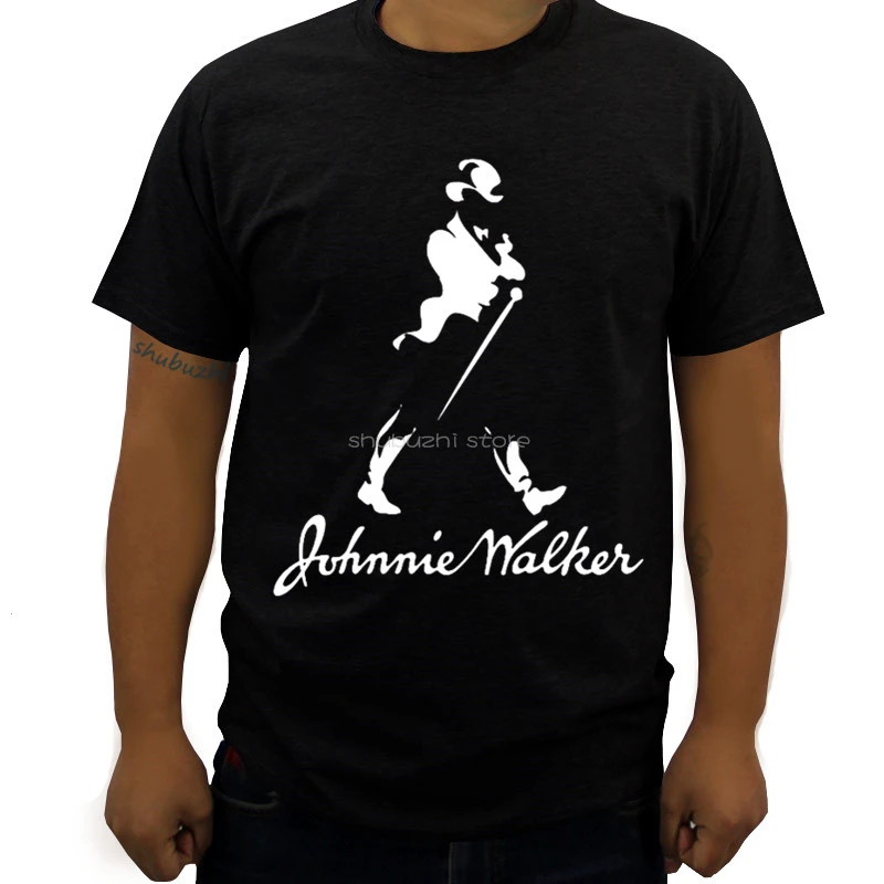 Фото new arrived johnnie walker shubuzhi men T-Shirt summer fashion cotton 100% casual o-neck t shirt short sleeve homme sbz5657 | Мужская