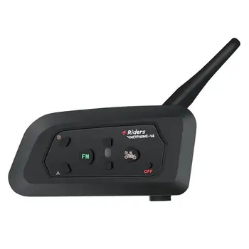 1pc/1 Pair V4 Motorcycle Helmet Bluetooth Headsets 4 Riders BT Intercom
1pc/1 Pair V4 Motorcycle Helmet Bluetooth Headsets 4 Riders BT Intercom