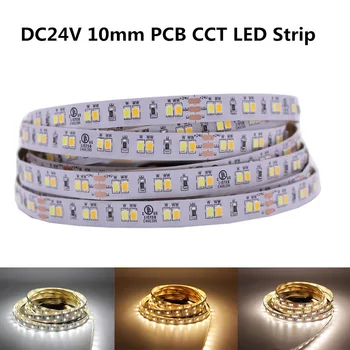 5M 3528 2835 CW/WW Dual White Color Temperature Adjustable CCT 12V 24V Double Color LED Flexible Strip 120leds/m Tape Light
5M 3528 2835 CW/WW Dual White Color Temperature Adjustable CCT 12V 24V Double Color LED Flexible Strip 120leds/m Tape Light